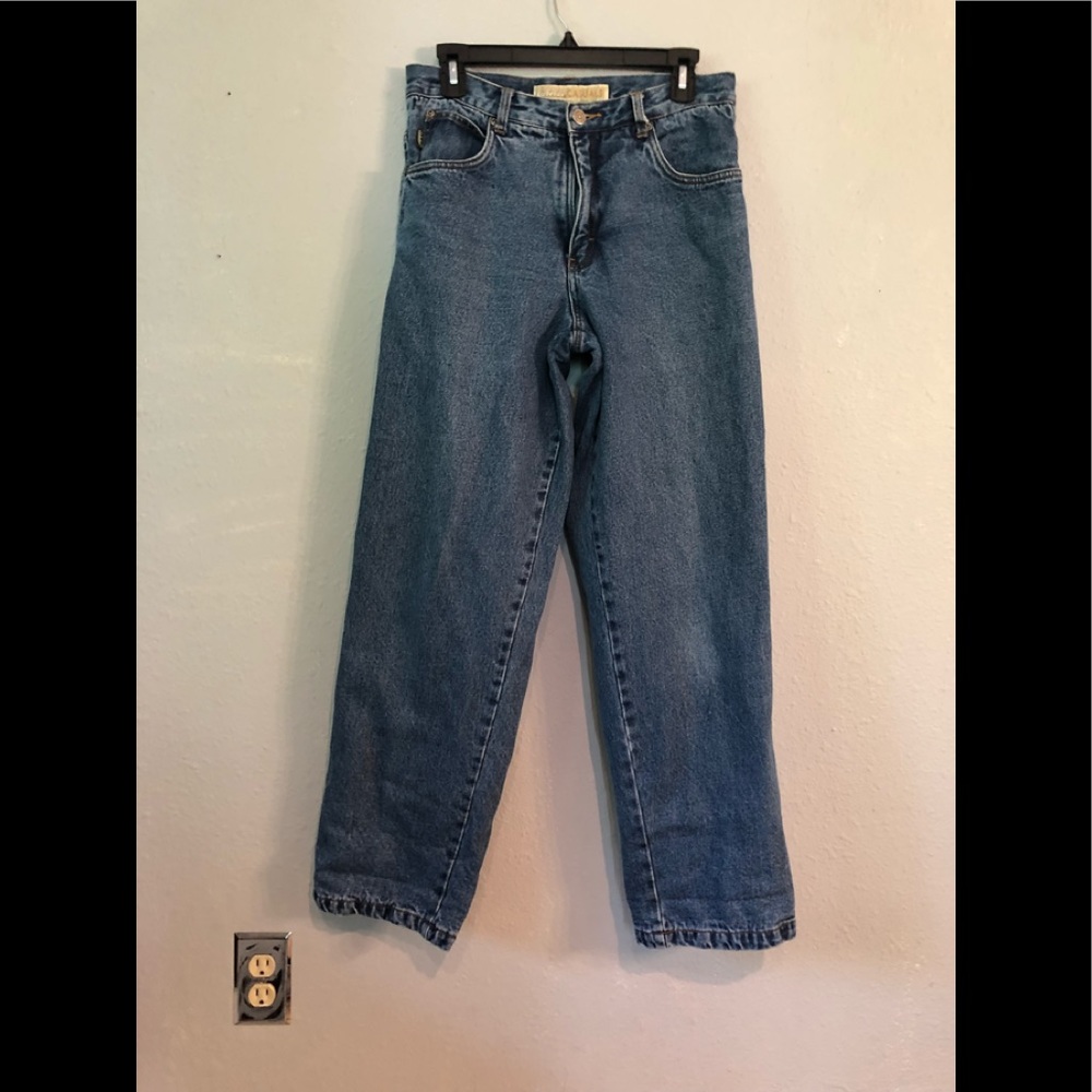 High waisted mom jeans